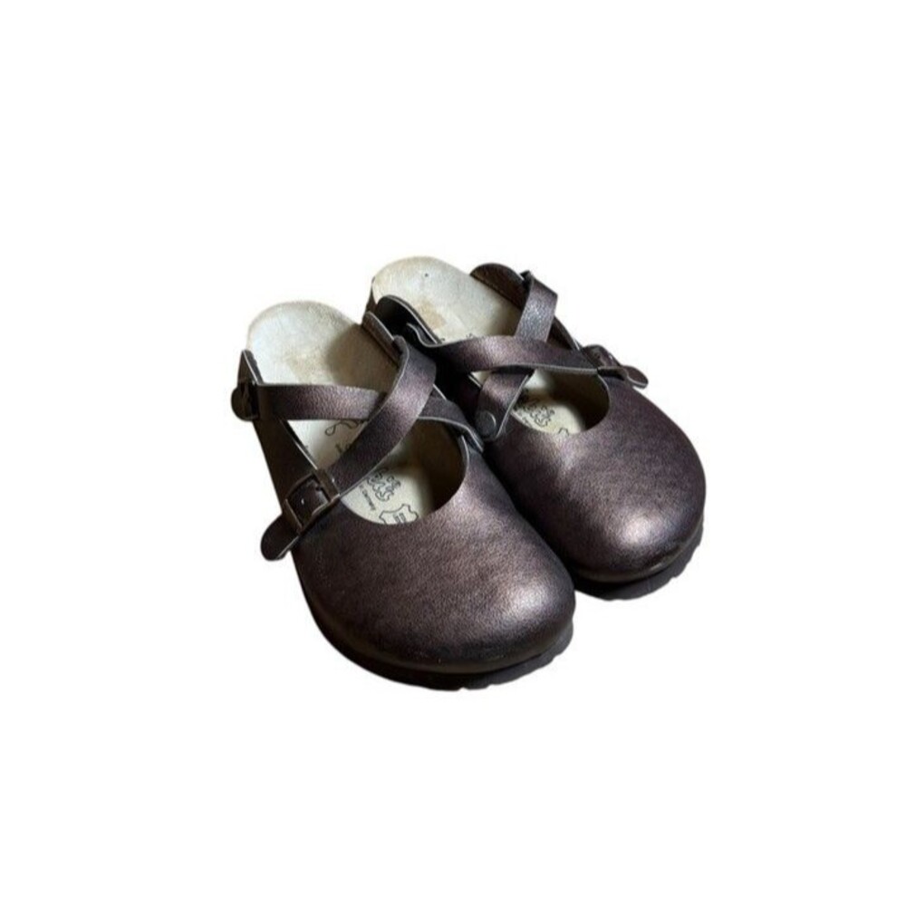 Birkenstock Birkis Leather Dorian Clogs Mary Jane Cross straps EU 37 L6 M4
